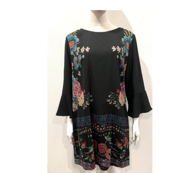 DESIGUAL PRINT DRESS  M - Picture 1 of 10